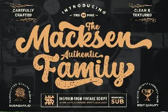 The Macksen font