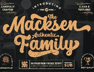 The Macksen font