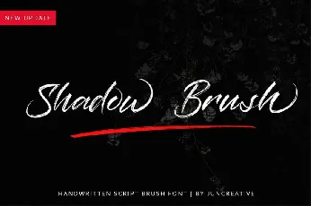 Shadow Brush font