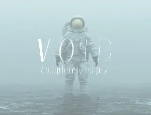 VOID Sans Serif font