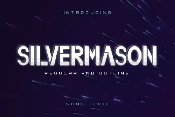 Silvermason Sans Serif font