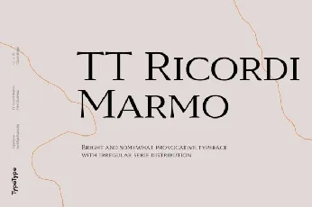 TT Ricordi Marmo Family font