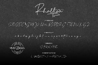 Rhallisa font