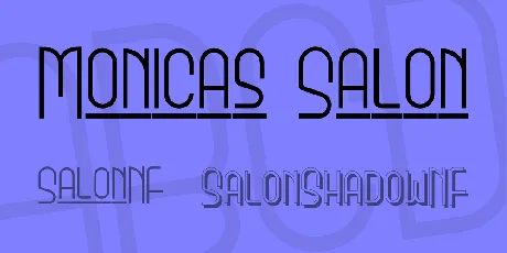 Monicas Salon font