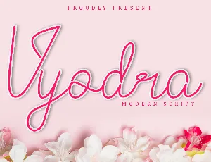 Vyodra font