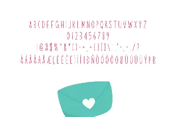 Valentine Things font