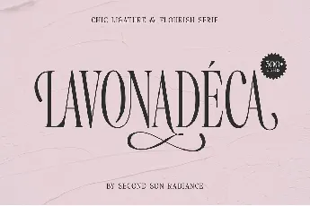 Lavonadeca font