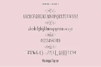 Lavonadeca font