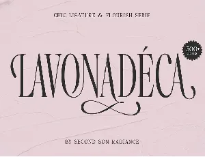 Lavonadeca font