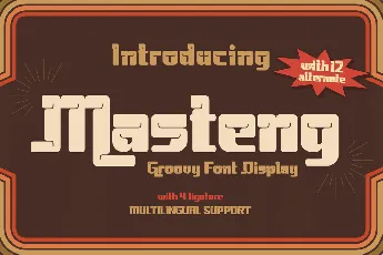 Masteng personal font