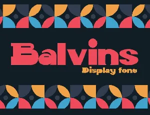 Balvins font