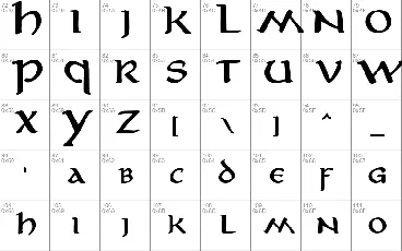 Aniron font