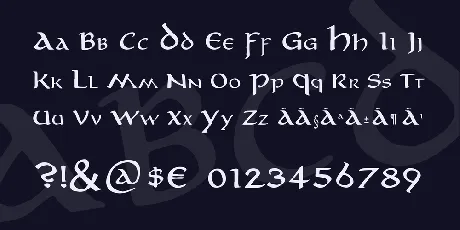 Aniron font