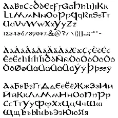 Aniron font