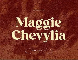 Maggie Chevylia font