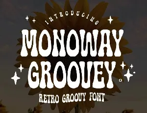 Monoway Groovey font