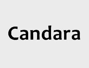 Candara font