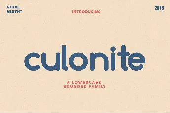 Culonite Family font