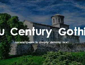 Nu Century Gothic font