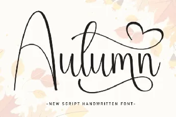 Autumn Script Typeface font