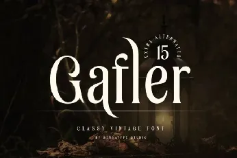 Gafler font