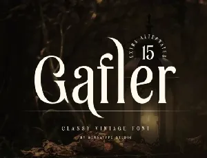 Gafler font