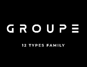 Groupe Logotype font