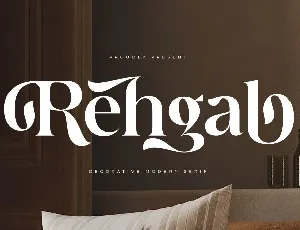 Rehgal DEMO VERSION font