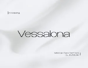 Vessalona font