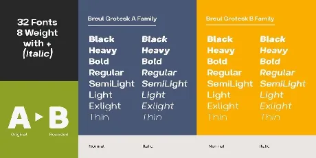 Breul Grotesk Family font