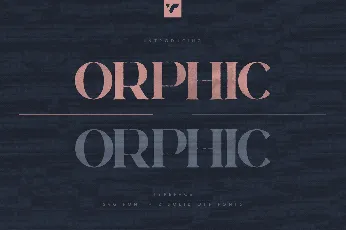 Orphic Demo font