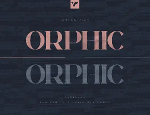 Orphic Demo font