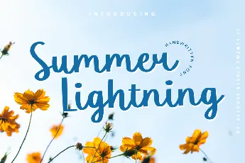 Summer Lightning Demo font