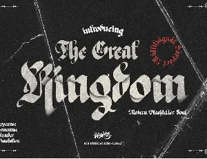 The Great Kingdom font