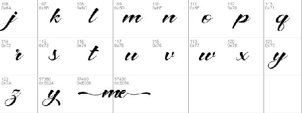 Monyline font