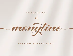 Monyline font