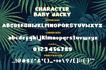 BABY JACKY font