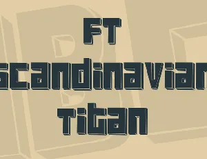 FT Scandinavian Titan font
