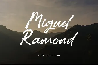 Miguel Ramond font