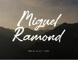 Miguel Ramond font