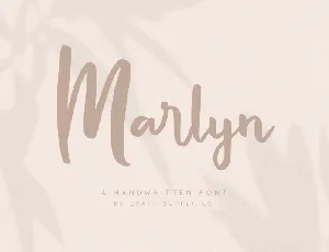 Marlyn Handwritten font