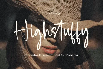 Highstuffy font