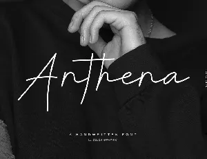 Anthena font