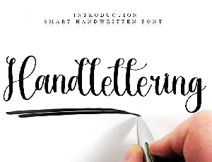 Handlettering font