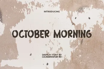 October Morning Demo font