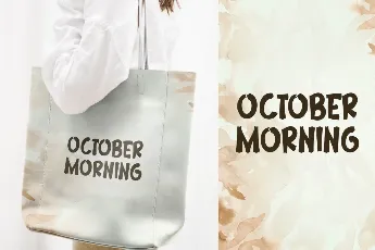 October Morning Demo font