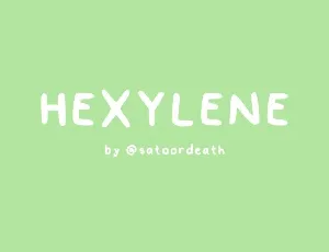 Hexylene font