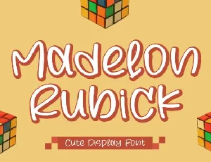 Madelon Rubick font