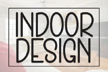 Indoor Design Display font