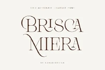 Brisca Miera font